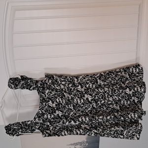 Black and white dress